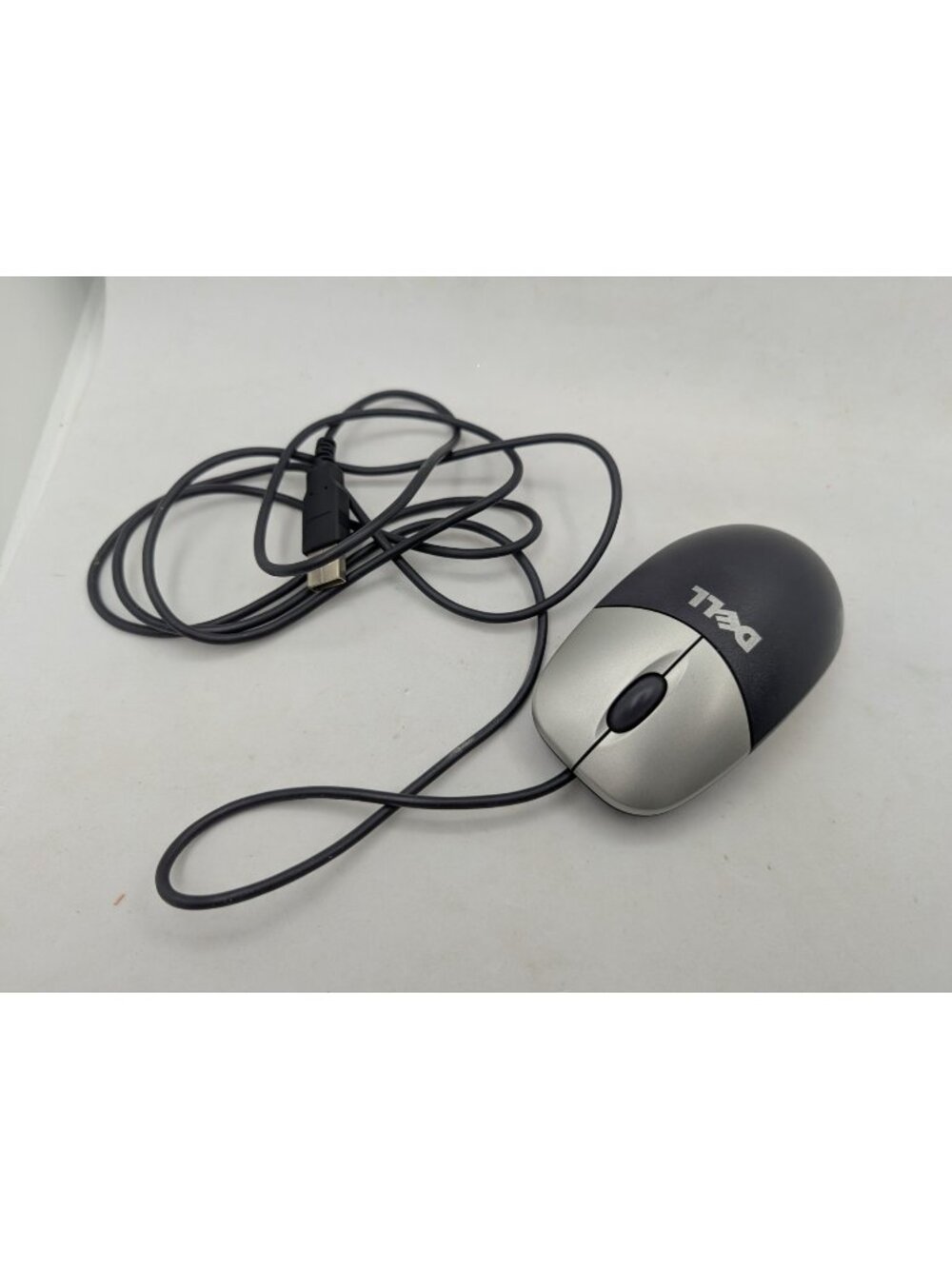 Vintage Dell Mouse MO56UO USB Grey black READ
